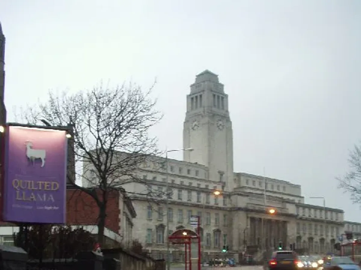 Parkinson Building entrance at the University of Leeds
