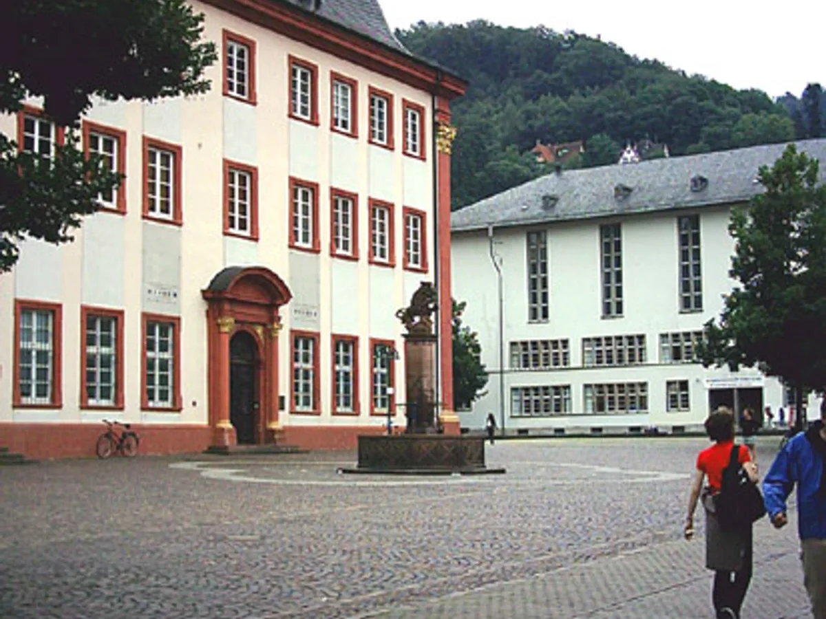University Square and historic buildings at Heidelberg University