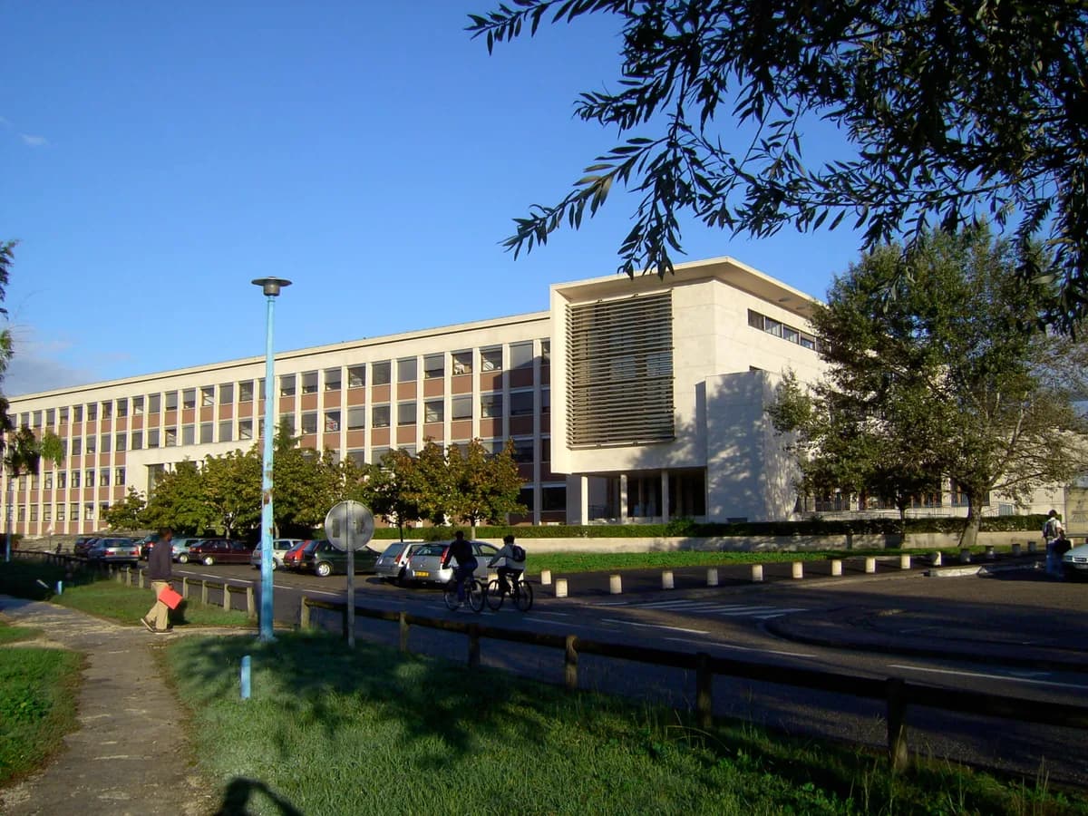 Academic building on the University of Bordeaux campus