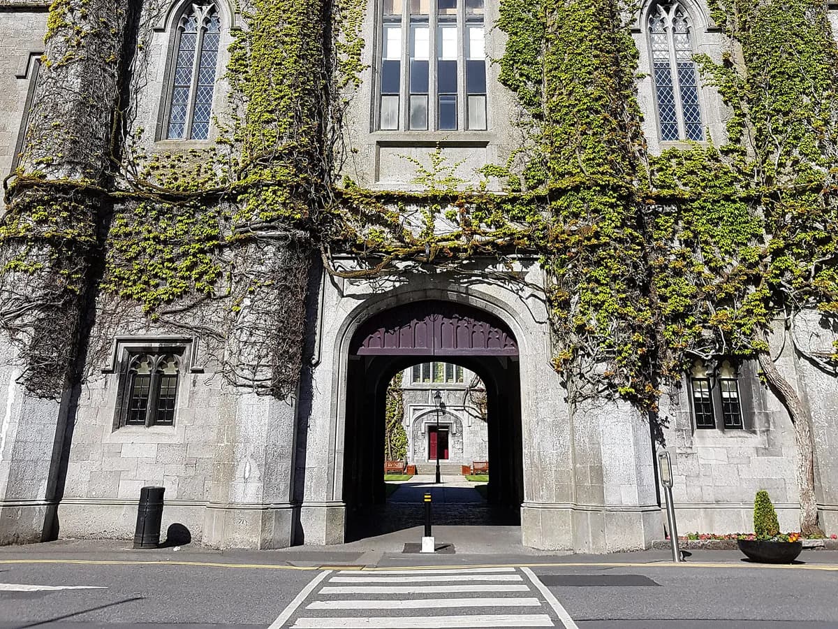 Historic quadrangle at the University of Galway