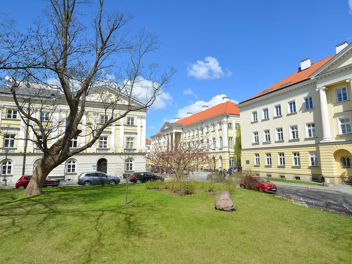 Historic building on the University of Warsaw campus